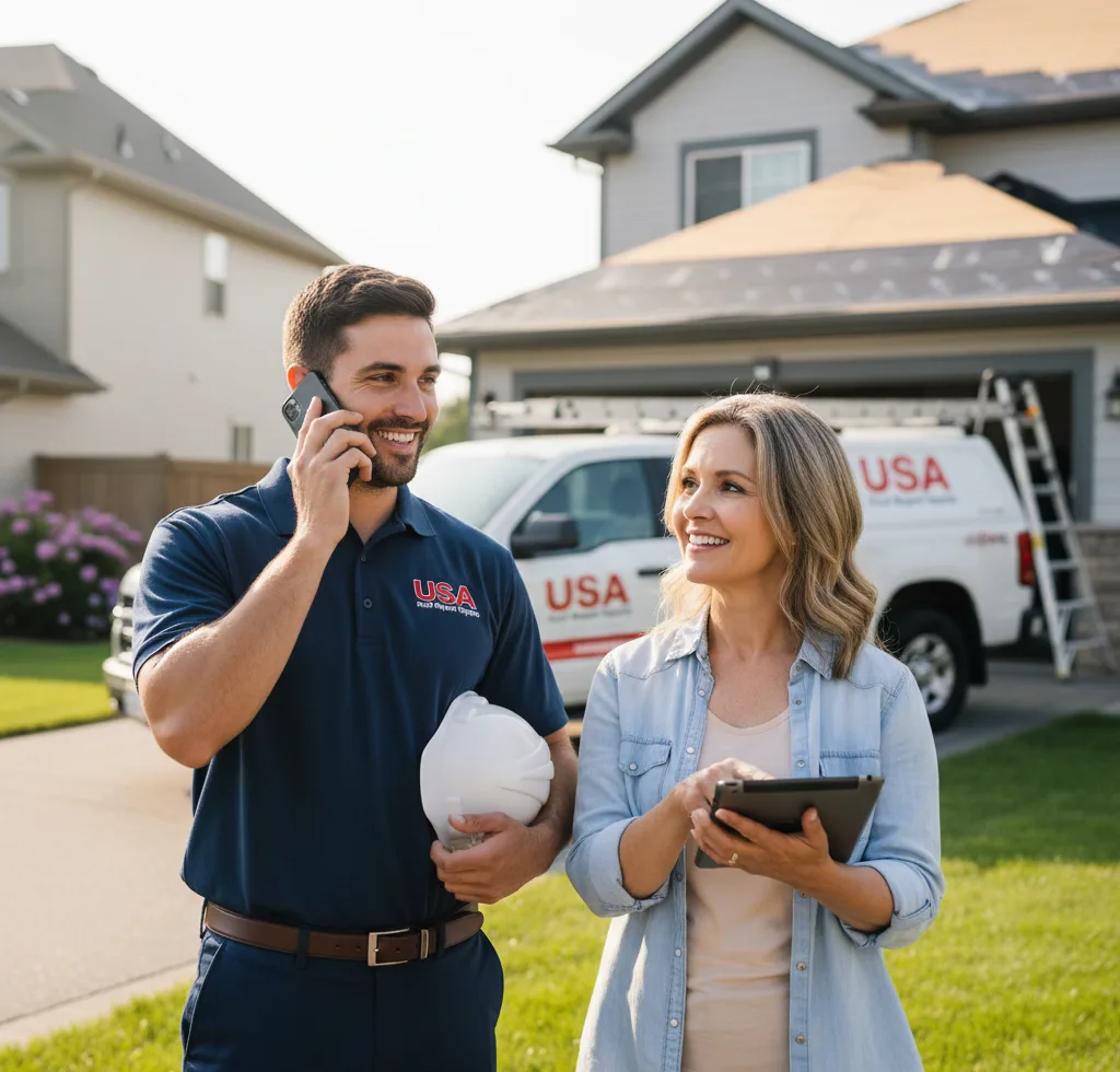 USA Roof Repair Experts customer support in Willard